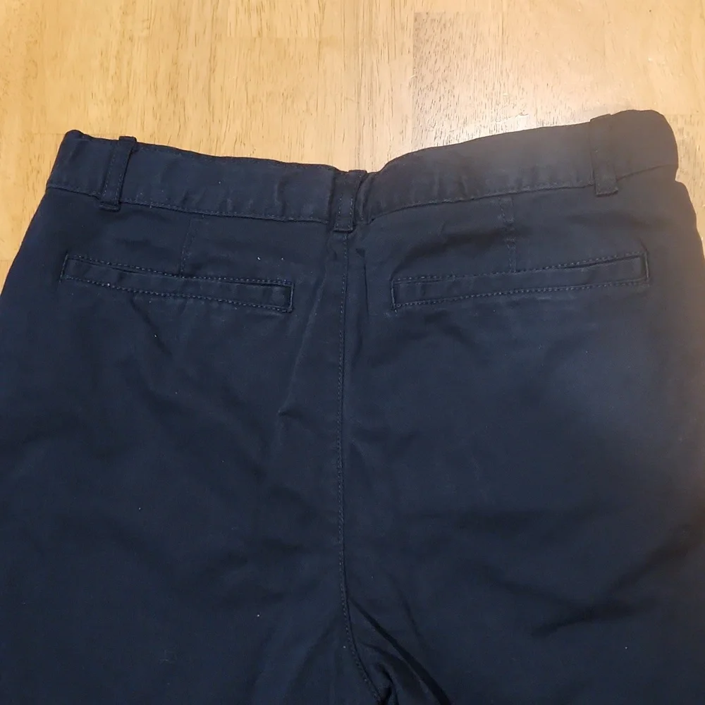3 PAIR SHORTS-HUSKY UNIFORM - SZ 10-Boys - Childrens Place - Navy Blue Chino